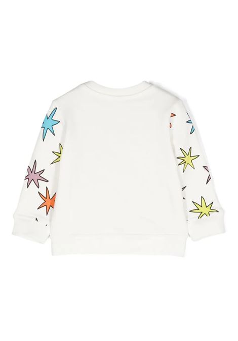 White Sweatshirt With Luminous Stars STELLA MCCARTNEY KIDS | TV4120-Z0453101