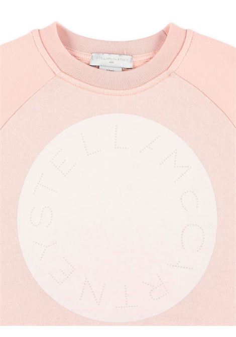 Felpa Rosa Con Disco Logo STELLA MCCARTNEY KIDS | TV4D30-Z045350T