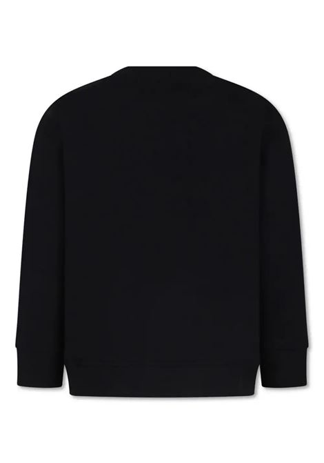 Black Sweatshirt with Graphic Logo STELLA MCCARTNEY KIDS | TV4P50-Z0453930