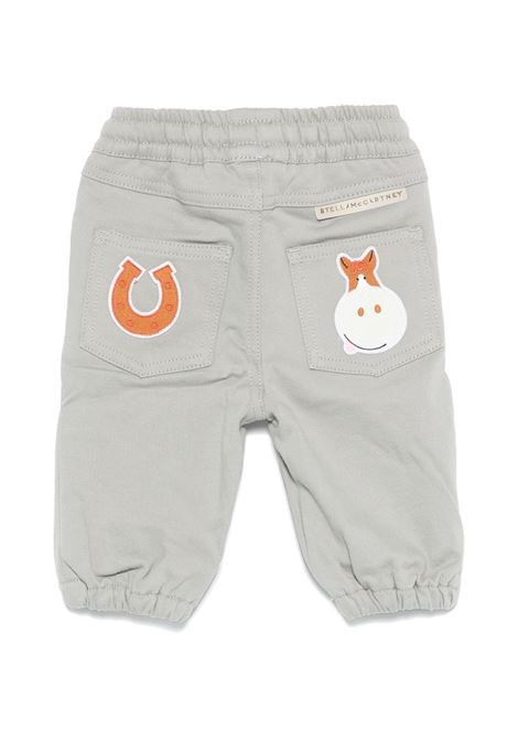 Joggers Grigi Con Applicazione Cavalli STELLA MCCARTNEY KIDS | TV6570-Z0156908