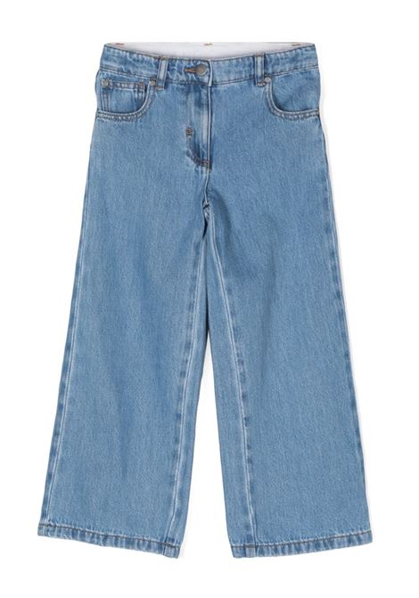 Denim Jeans with Vintage Wash and Straight Legs STELLA MCCARTNEY KIDS | TV6B10-Z0746601