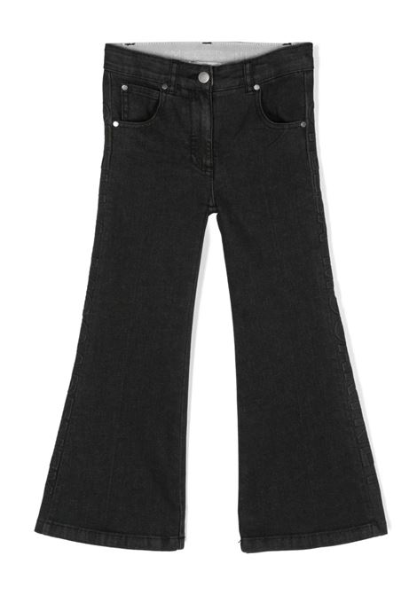 STELLA MCCARTNEY KIDS Jeans Svasati in Denim Nero - STELLA MCCARTNEY KIDS