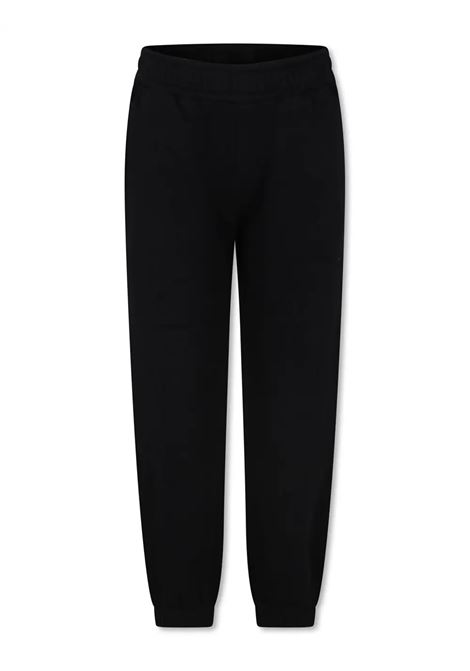 Black Joggers With White Graphic Logo STELLA MCCARTNEY KIDS | TV6P30-Z0453930