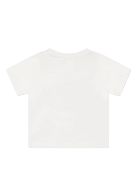 White T-Shirt with Space Graphic STELLA MCCARTNEY KIDS | TV8531-Z0434101