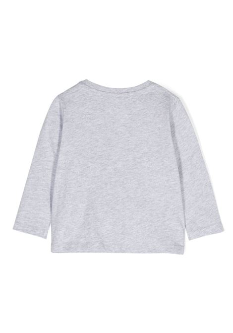 Grey T-Shirt With Horse Graphic STELLA MCCARTNEY KIDS | TV8580-Z0434807