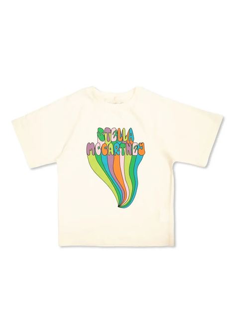 T-Shirt Bianca Con Grafica Stella STELLA MCCARTNEY KIDS | TV8B21-Z0434101