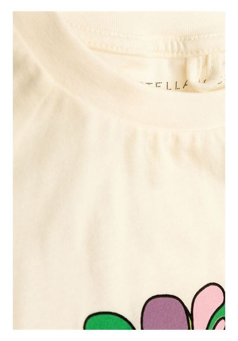 White T-Shirt With Stella Graphics STELLA MCCARTNEY KIDS | TV8B21-Z0434101