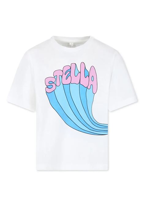 T-Shirt Bianca Con Grafica Stella STELLA MCCARTNEY KIDS | TV8B41-Z0434101