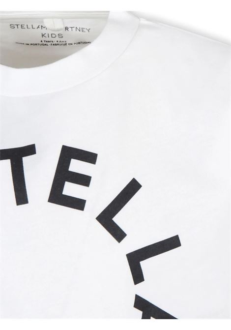 Logo Graphic T-Shirt In White STELLA MCCARTNEY KIDS | TV8P61-Z0434101