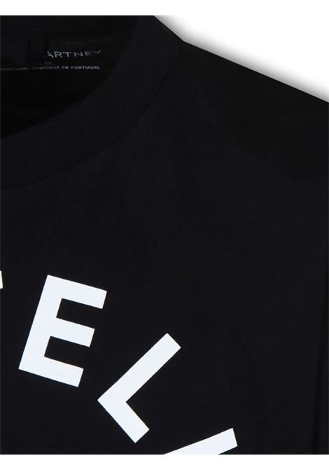 Logo Graphic T-Shirt In Black STELLA MCCARTNEY KIDS | TV8P61-Z0434930