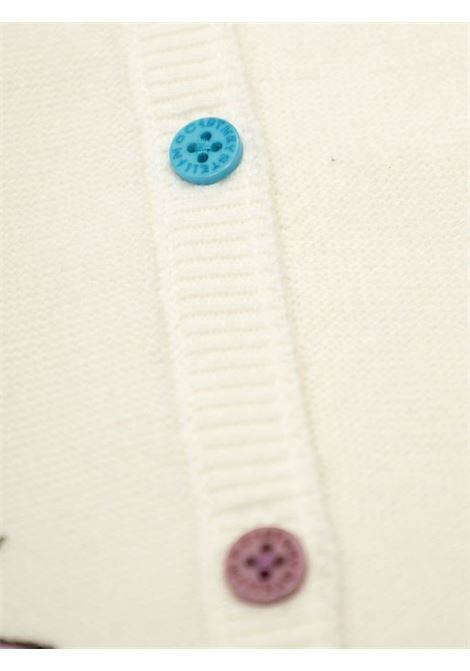 White Knitted Cardigan With Bright Stars STELLA MCCARTNEY KIDS | TV9010-Z2457101