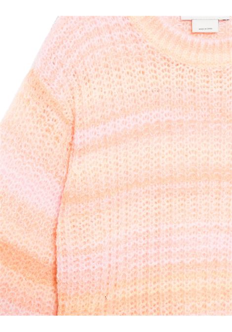 Pullover in Maglia Rosa Pesca a Righe Arcobaleno STELLA MCCARTNEY KIDS | TV9A60-Z1529999