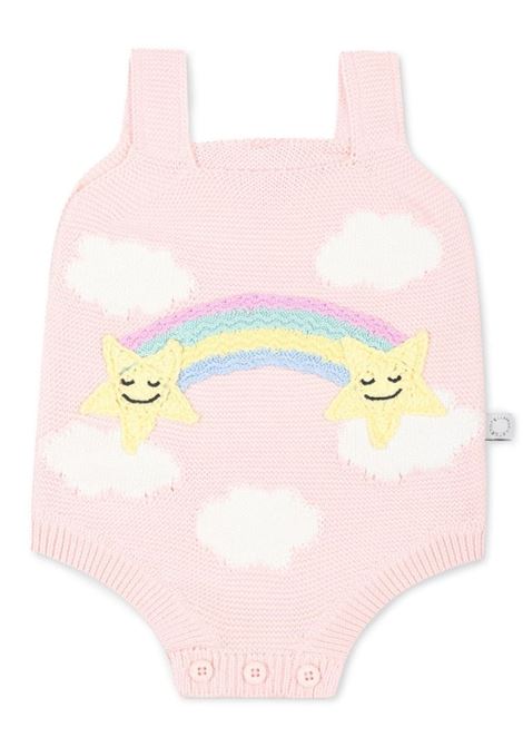 Pink Romper with Stars and Rainbow STELLA MCCARTNEY KIDS | TVA042-Z2423508