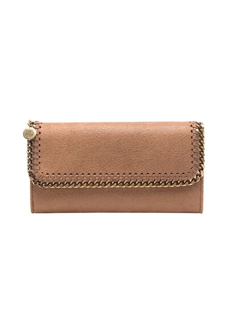 Pecan Brown And Gold Continental Falabella Wallet STELLA MCCARTNEY | 430999-WP04052200