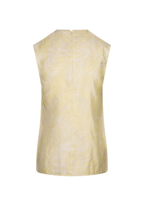 Printed Yellow Silk Top STELLA MCCARTNEY | 6T0017-3ES2057053