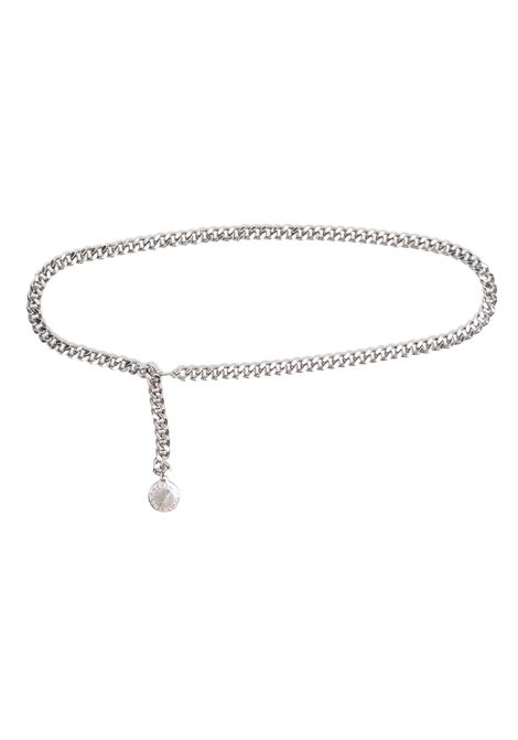 Belt with Falabella Chain in Metallic Silver STELLA MCCARTNEY | 7V0099-WP04318101