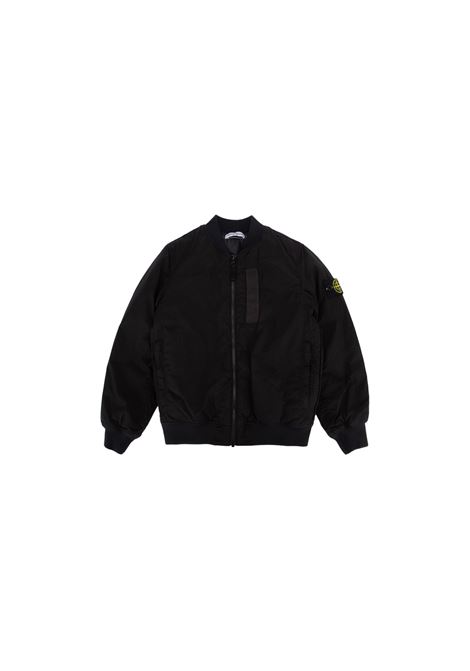 Bomber Nylon Metal In Econyl Nero STONE ISLAND JUNIOR | 811640919V0029