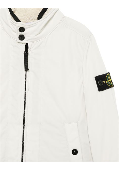 Giacca In Micro Twill Di Poliestere Stucco STONE ISLAND JUNIOR | 811641537V0097