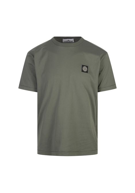 Green 60/2 Cotton T-Shirt STONE ISLAND | 811524113V0059