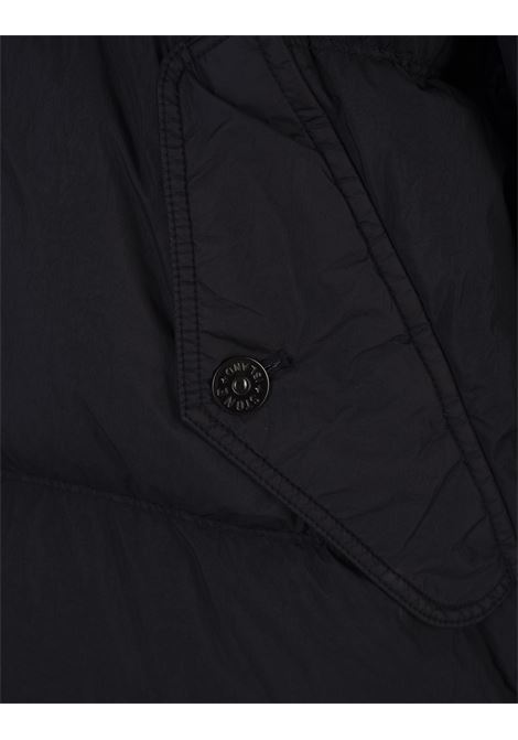 Navy Blue CRINKLE REPS R-NY Blouson  STONE ISLAND | 811540123V0020