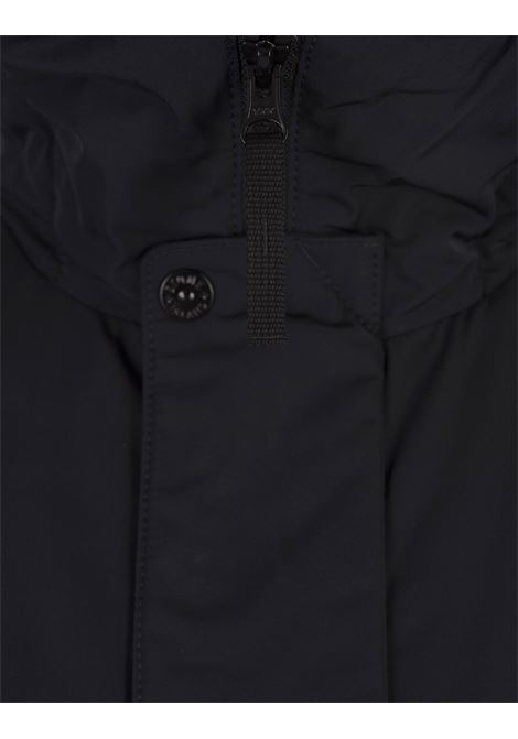 Navy Blue Polyester Micro Twill Jacket STONE ISLAND | 811543426V0020