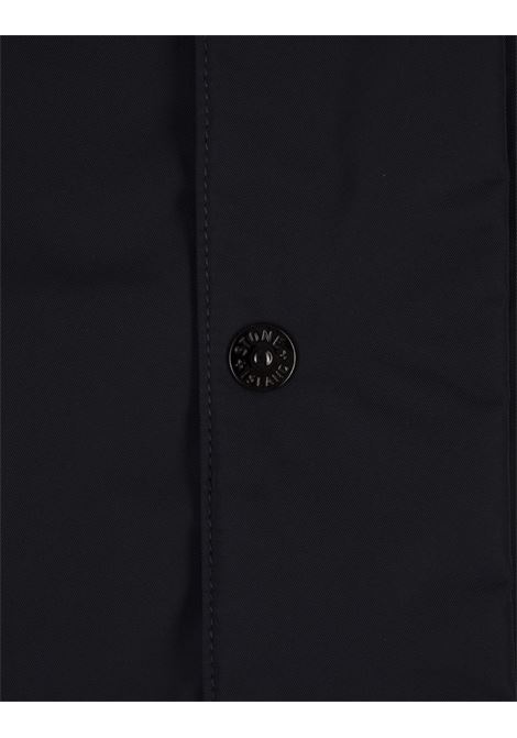 Giacca in Micro Twill Di Poliestere Blu Navy STONE ISLAND | 811543426V0020