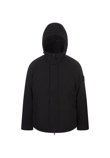 Giacca in Micro Twill Di Poliestere Nero STONE ISLAND | 811543426V0029