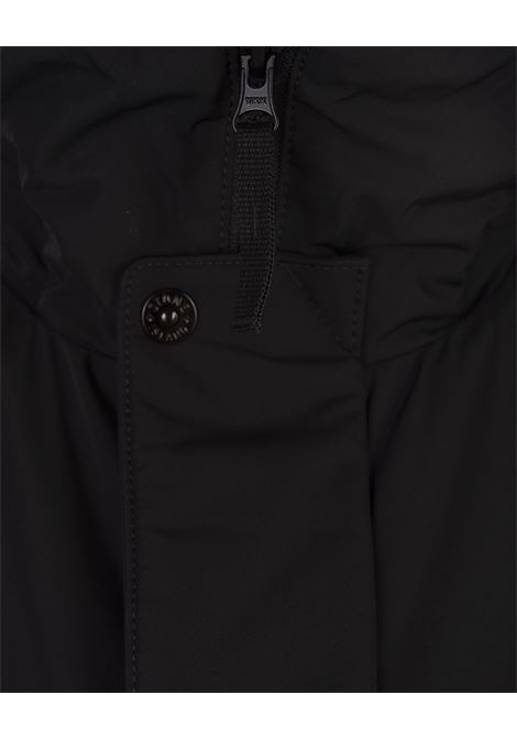 Giacca in Micro Twill Di Poliestere Nero STONE ISLAND | 811543426V0029