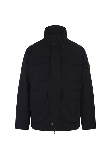 STONE ISLAND Field Jacket in Micro Twill Blu Navy - STONE ISLAND