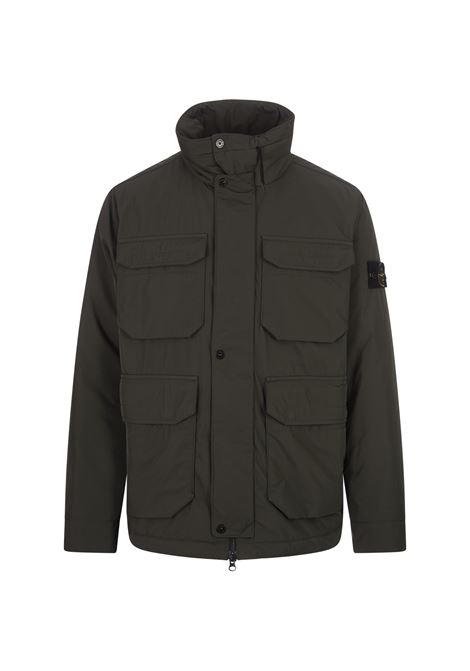 STONE ISLAND Field Jacket in Micro Twill Verde - STONE ISLAND