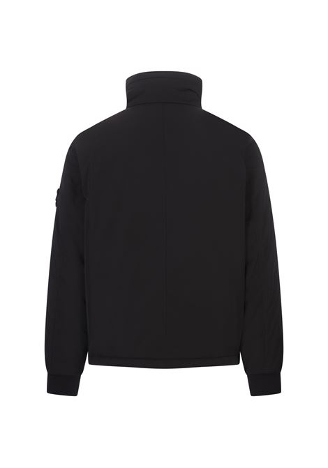 Blouson Con Cappuccio in Micro Twill Nero STONE ISLAND | 811543726V0029