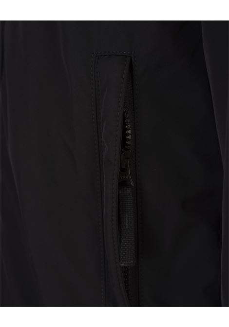 Blouson Con Cappuccio in Micro Twill Nero STONE ISLAND | 811543726V0029