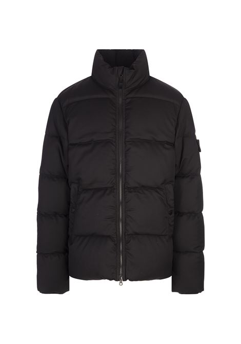 Black WOOL TWILL DOWN-TC_STONE ISLAND GHOST Jacket STONE ISLAND | 8115453F3V0029