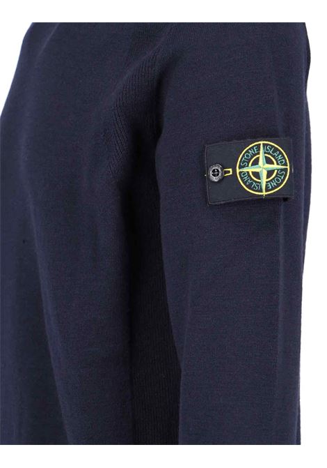 Maglia In Lana Stretch RWS Blu Navy STONE ISLAND | 8115526A1V0020