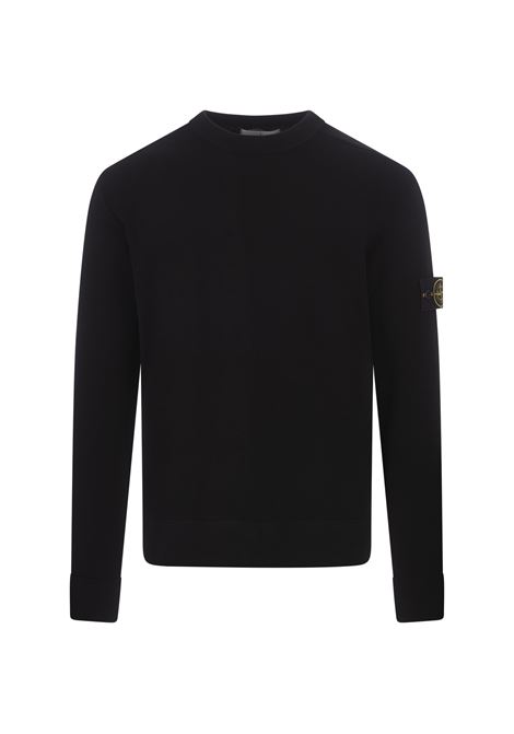 Black RWS Wool Stretch Sweater STONE ISLAND | 8115526A1V0029