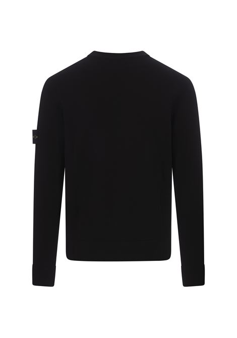 Black RWS Wool Stretch Sweater STONE ISLAND | 8115526A1V0029