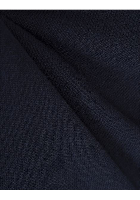 Navy Blue Wool Crew Neck Pullover STONE ISLAND | 8115545B4V0020