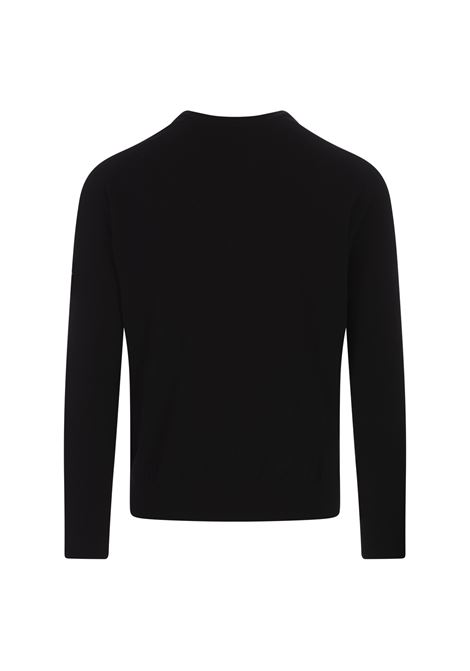 Black Wool Crew Neck Pullover STONE ISLAND | 8115545B4V0029