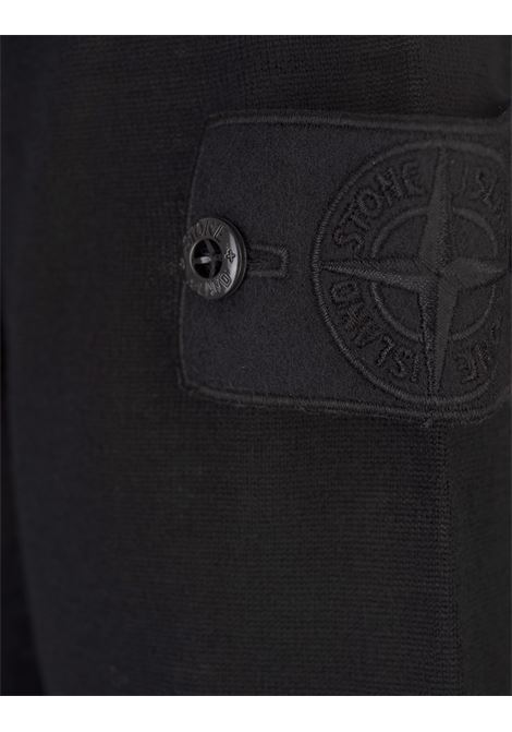 Black Wool Turtleneck Sweater STONE ISLAND | 8115565FCV0029