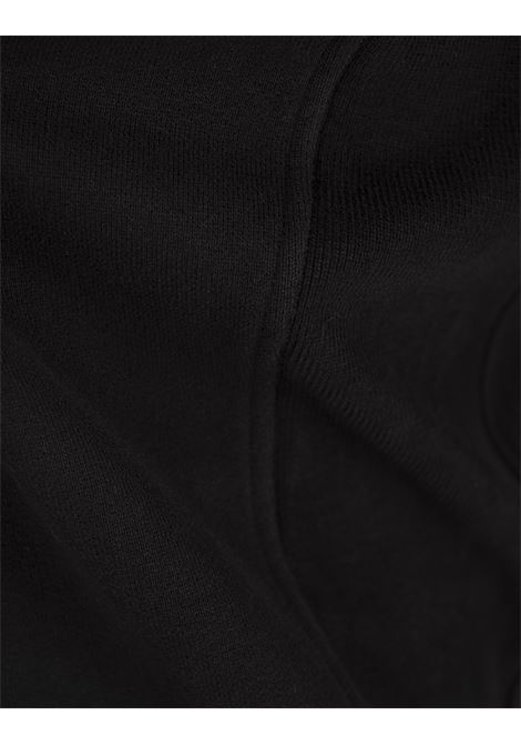 Crew-Neck Sweatshirt In Black Gauzed Cotton  STONE ISLAND | 811562420V0029