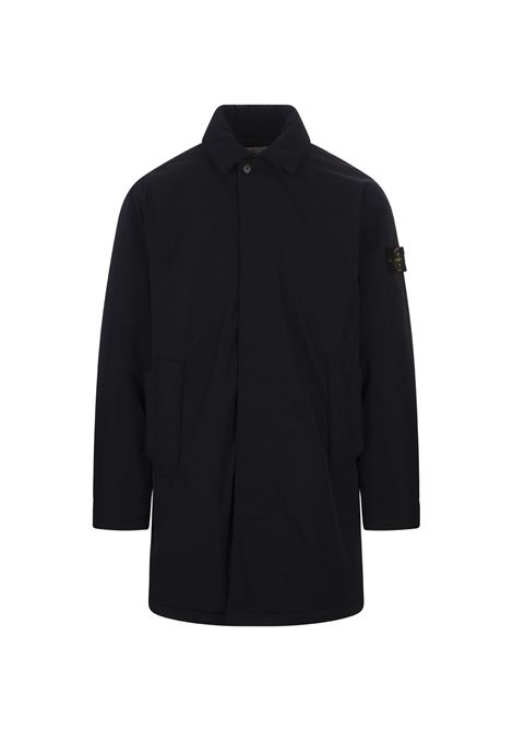 Car Coat in Micro Twill Blu Navy STONE ISLAND | 811570626V0020