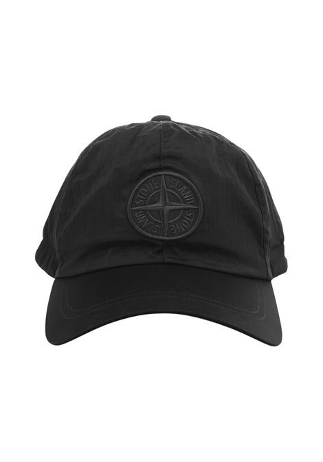 Nylon Metal Baseball Cap In Black ECONYL STONE ISLAND | 811599576A0029