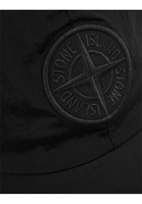 Nylon Metal Baseball Cap In Black ECONYL STONE ISLAND | 811599576A0029