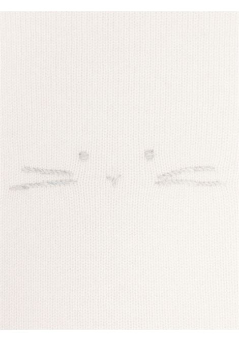 White Blanket With Embroidered Cat's Snout TEDDY & MINOU | I24BI009EM634100