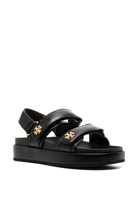 Kira Sporty Sandals In Black Leather TORY BURCH | 144328001