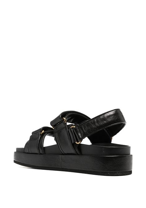 Sandali Sportivi Kira In Pelle Nera TORY BURCH | 144328001