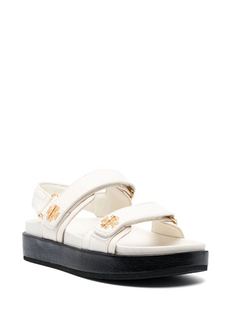 Kira Sporty Sandals In White Leather TORY BURCH | 144328104