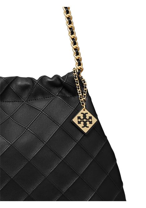 Fleming Soft Drawstring Bag In Black TORY BURCH | 154572001