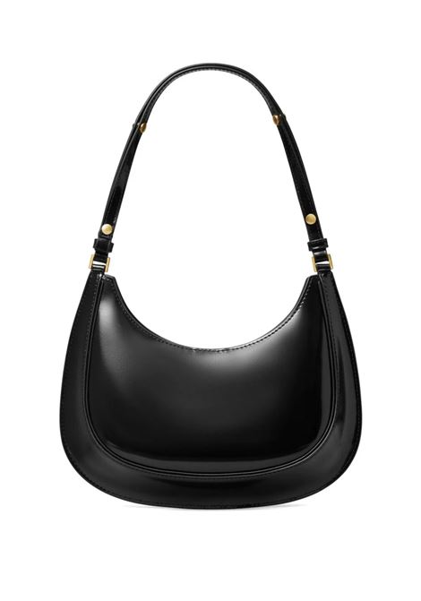 Robinson Convertible Half-Moon Bag In Black Leather TORY BURCH | 154729001