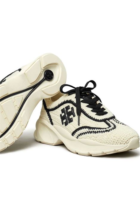 Sneakers Good Luck In New Ivory/Perfect Black TORY BURCH | 156635100